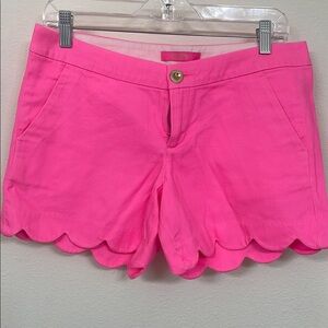 Lilly Pulitzer Pink Scalloped Women's Shorts